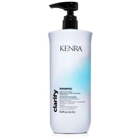 Kenra Clarify Shampoo | Deep Cleansing | Color-Safe | Removes Dulling Deposits & Product Build Up | Brightens Highlighted, Bleached, or Gray Hair | Adds Shine | All Hair Types, 3