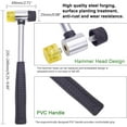 thumbnail image 4 of 1set Bracelet Mandrel Tool Sets Bangle Bracelet Sizer Tool with Jewelry Mallet Jeweler's Hammer, 4 of 7