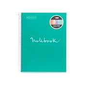 Miquelrius Emotions 5-subject Lined Poly Notebook A4 8.25X11.75 - Turquoise