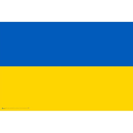 Ukraine Flag Poster 36" x 24"