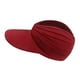 thumbnail image 5 of Sombrero pico plegable - Gorra de playa para deportes al aire libre para mujer - Nailon tejido ligero - Talla única, 5 of 5