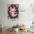 thumbnail image 2 of KLL Chibi Axolotl Sakura Fantasy Print Farmhouse Canvas Wall Art,Wall Decorations For Living Room Office Canvas Wall Decor for Home Decorations, 12'×16’’, 2 of 8