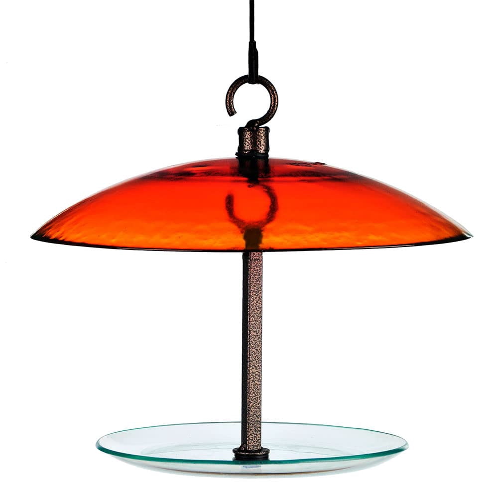Mosaic Birds 360 Degree Petite Seed Cylinder Feeder, M392-200-15, 15 Inch wide, Fading Sunset
