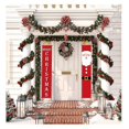 thumbnail image 3 of (29) Feliz Navidad Santa Fiesta Banner Colgante Banners de Jardín Decoración de la Puerta de Navidad Afortunado Sencillez, 3 of 5