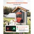 thumbnail image 5 of KFFKFF Electric Fence Energizer, 10kV 2J, AC/DC Fence Charger with LED Indicator, 1.86 Miles Coverage, Effective Plug-in Solution for Livestock and Poultry Protection, 5 of 9