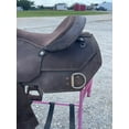 thumbnail image 3 of Resistance Western Roughout Ranch Work Saddle – Training & Working Horse Saddle, Durable Leather, Sizes 14”-18”, 3 of 5