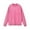 Hot Pink, variant on Qingpeng Men's Oversized T-Shirts Solid Crew Neck Long Sleeve Pullover Shirt Casual Loose Workout Shirt Tops