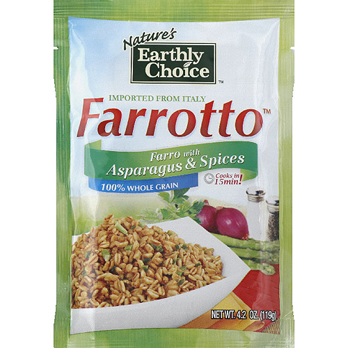 Nature's Earthly Choice Farrotto Farro with Asparagus & Spices, 4.2 oz