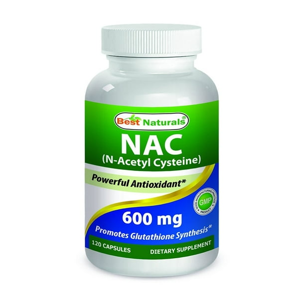 Best Naturals NAC N Acetyl Cysteine 600 mg 120 Capsules n acetyl