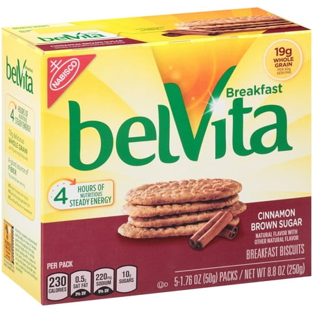 Nabisco belVita Breakfast Biscuits Cinnamon Brown Sugar - 5 CT
