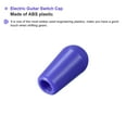 thumbnail image 4 of Uxcell Guitar Toggle Switch Knob Cap Blue Cover ABS 8mm Dia for 3 Way Guitar Switch, Pack of 5, 4 of 5