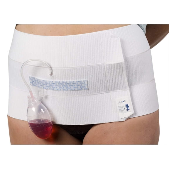 Dale Medical 418 Abdominal Binder, 3 Panel, 9" Wide, Stretches to Fit 60"-75"
