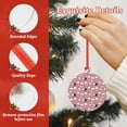 thumbnail image 4 of Zufioo Cute Calf Print Large Acrylic Christmas Ornaments, Suitable for Christmas Tree Christmas Holiday Party Pendant Decorations-Round Shape, 4 of 7