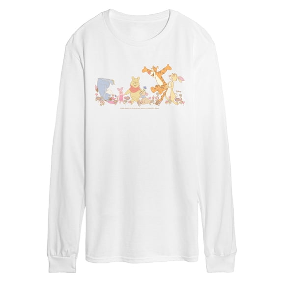 Winnie The Pooh - Pooh And Friends - Men's Long Sleeve Graphic T-Shirt