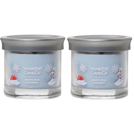 Yankee Candle Holiday NORTH POLE HIDEAWAY Small Signature Tumbler Candle (Set of 2)