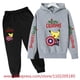 thumbnail image 3 of Conjunto de sudadera con capucha navideña, ropa para niños, chándal con capucha para niñas, sudadera de Papá Noel para niños, 2 piezas, ropa para niños de Stranger Things, 3 of 5