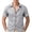 Silver, variant on Men's Sequin Top Stylish Button down Shirt Sparkle Short Sleeve Collared Shirts for Party Club Tops(Silver,Medium)