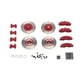 thumbnail image 1 of Acero inoxidable DIY RC Disco de freno de juguete portátil Automóviles suministros Accesorios de componentes Reemplazo para TRAXXAS TRX4 1/10 Coches rojos Inevent FN000859-02, 1 of 6