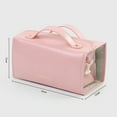 thumbnail image 2 of 2024 New Portable 4-in-1 Foldable Cosmetic Bag, Large Capacity, Waterproof Travel Makeup Organizer with Detachable Design (Pink), 2 of 2