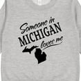 thumbnail image 3 of Inktastic Someone in Michigan Loves Me Toddler Sweatshirt, 3 of 4