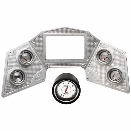 Crest Pontoon Boat Gauge Panel 2000091 | Caribbean Aluminum w/ Tach