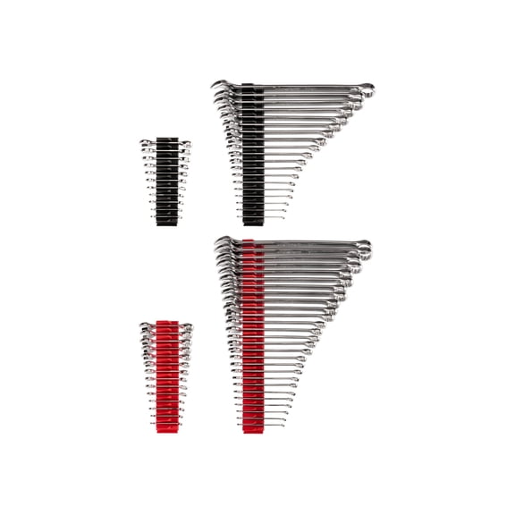 TEKTON Stubby and Standard Length Combination Wrench Set with Modular Organizers, 71-Piece (1/4 - 1-1/4 in., 6-32 mm) | WCB95902