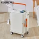 thumbnail image 4 of KLQDZMS maleta para PC de 20 "y 25 pulgadas, funda de embarque para ordenador portátil con apertura frontal de alta calidad, cubierta de carrito con marco de aluminio, equipaje de cabina para mujer, 4 of 4