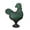 Frosted green, variant on Funny Rooster Themed Glass Storage Jar With Lid For Candy Snacks Organizing