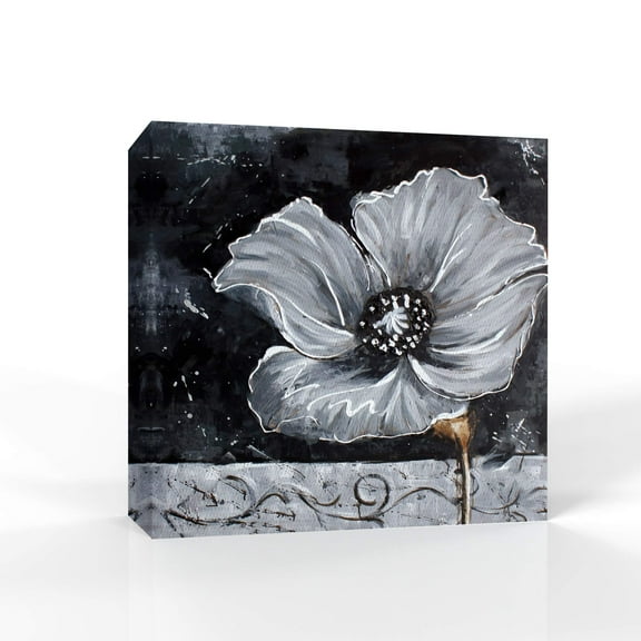 wall26 Canvas Wall Art Black and White Artwork Pictures Home Wall Decorations for Bedroom Living Room Paintings Canvas Prints Framed - 16x16 inches