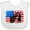 AA-White, variant on Inktastic Liberty Flag Boys or Girls Baby Bib