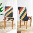 thumbnail image 3 of Yayeee 4 Pack Dining Chair Covers Stretch Parson Chairs Slipcovers Seat Protector, Beige Stripes, 3 of 6