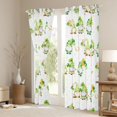 thumbnail image 3 of Feelyou St. Patrick's Day Curtains Pack of 2 (42x84 Each), Green Leaf Curtains Blackout, 3 of 6