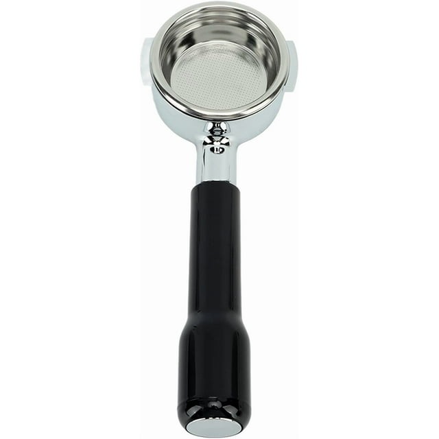 HUGFEGWE Coffee Portafilter 58 mm Coffee Bottomless Portafilter Filter Handle Replacement Accessories Fit Handlheld Portafilter for Home Coffee Shop(C2 Plastic Black) CJB91-36198