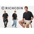 thumbnail image 6 of RICHCOIN Men's Oversized T-Shirts Loose Fit Vintage Washed Tee Unisex Short Sleeve Casual Tops, 6 of 8