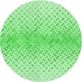 thumbnail image 1 of Ahgly Company Tapis Rond Lavable en Machine Intérieur Transitionnel Vert, 6 Pieds Rond, 1 of 7