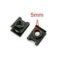 thumbnail image 2 of Unique Bargains 10pcs 5mm Dia Bronze Tone Metal U-Type License Plate Screw Base Clip Speed Nuts, 2 of 2