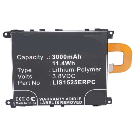 Batteries N Accessories BNA-WB-P4041 Cell Phone Battery - Li-Pol, 3.8, 3000mAh, Ultra High Capacity Battery - Replacement for Sony Ericsson 1588-4170, AGPB011-A001, LIS1525ERPC Battery