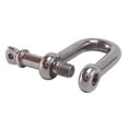 thumbnail image 4 of M6x38mm Straight D-Shackle, Short, Stainless Steel AISI 316, 4 of 8