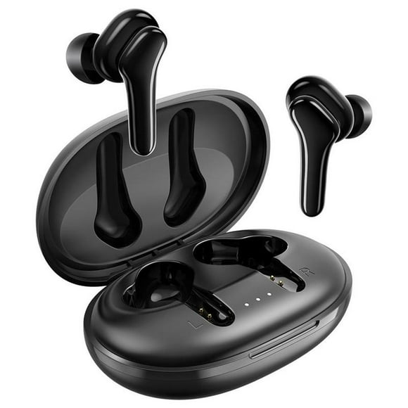 LetsFit - Écouteurs Intra-Auriculaires Sans Fil, Annulation Active du Bruit, Bluetooth 5.0 avec Boîtier de Charge, Noir
