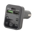 thumbnail image 3 of Función FM Reproductor de coche con carga USB dual Reproductor de coche MP3 con conversación Bluetooth inteligente DC12V‑24V, 3 of 10