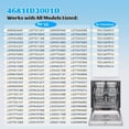 thumbnail image 3 of TAPDRA Dishwasher Diverter Motor 4681ED3001D, 2.5 Inch Metal+Plastic, Compatible for LG Kenmore Wash Cycle Systems, 3 of 6