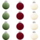 thumbnail image 2 of Fiudx Ofertas Del Día 12 Bolas De Navidad De Terciopelo Flocadas Para Árbol De Navidad, Bolas De Plástico, Adornos Colgantes Decorativos De Navidad, Decoración Del Árbol De Navidad De 3,14 Pulgadas, 2 of 4