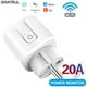 thumbnail image 4 of La UE Elegante Del Enchufe 20A Del Enchufe, De La Aplicación Y Del Control De Voz De WiFi Smart Enchufa 100 A 250V Para El Hogar, 4 of 7