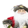 thumbnail image 3 of Santa Claus Navideño de 45 cm con Vestimenta Elegante, Adorno Decorativo para Navidad, Ideal para Decorar el Hogar, Sala, Oficina o Árbol, Estilo Clásico y Sofisticado para Ambientar tu Espacio, 3 of 5