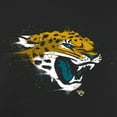 thumbnail image 3 of Men's Black Jacksonville Jaguars Splatter Logo Pullover Hoodie, 3 of 4