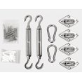 thumbnail image 1 of Jinsinto Shade Sail Fixing Kit - 304 Stainless Steel Hardware Fixing Accessories Kit for Shade Sail, Triangle Shade Cloth, Square, 1 of 5