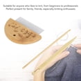thumbnail image 4 of Weaving Loom Comb Set, Multipurpose Safe Craft Kit Durable Bamboo Wood Stainless Steel Weaving Loom Comb for Knitting Enthusiasts DIY Crafts Tool, 4 of 8