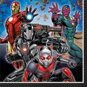 Unique 30380915 5 x 5 in. Avengers Beverage Napkins, 16 Count