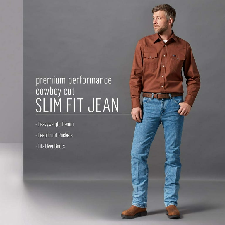 Wrangler Men's Premium Performance Cool Vantage Cowboy Cut Slim Fit Je – Russell's Western Wear, Inc