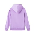 thumbnail image 4 of Ulanda Boys Hooded Sweatshirt Fleece Pullover Hoodies Long Sleeve Warm Hoodie Sweatshirts with Pocket for Kids (Purple, 15-16 Years), 4 of 4